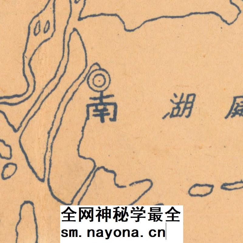 【舆图】1960年代湖北省水陆形势图 1张jpg图片