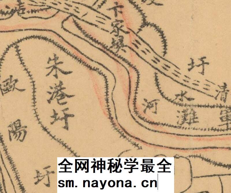 【舆图】民国时期芜湖县全图 芜湖民国老地图 jpg图片
