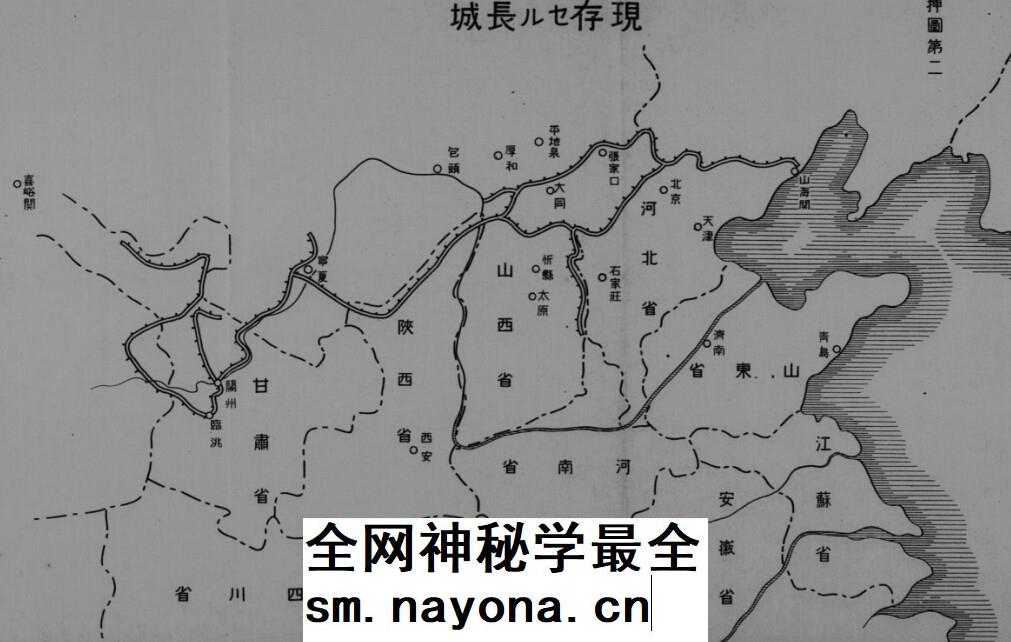 【舆图】日本军部编中国主要城镇城墙城门布局图(1940本)