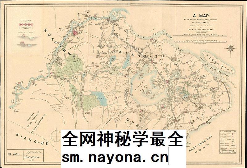 1893年上海及苏州地区老地图电子地图高清图片jpg地理历史资料