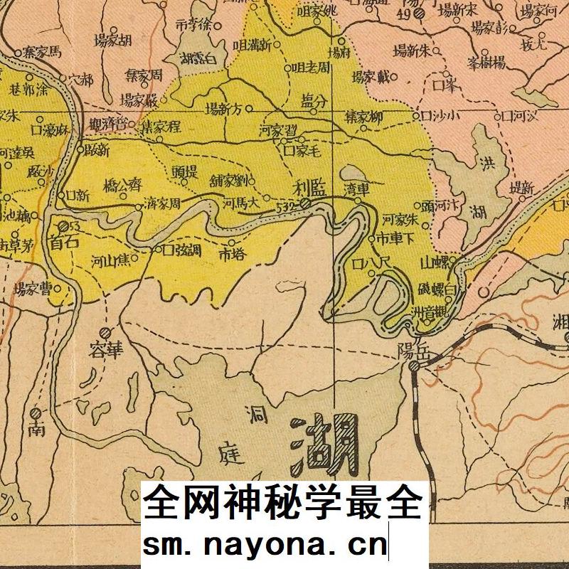 【舆图】民国25-26年 1936-1937年湖北明细分县老地图 电子图片