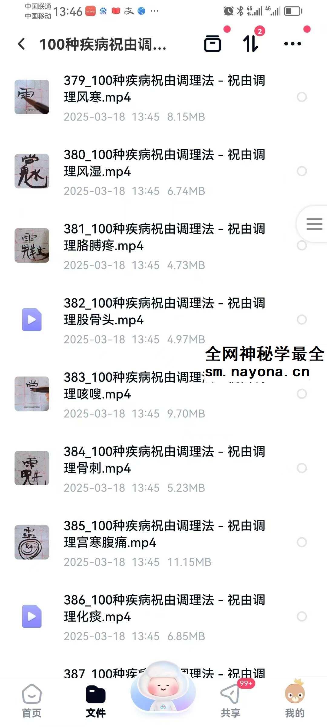 100种疾病祝由调理法 100集视频