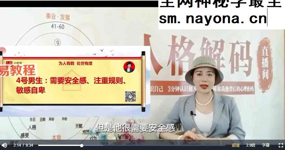 《人格解码》初级班+中级班 视频30集