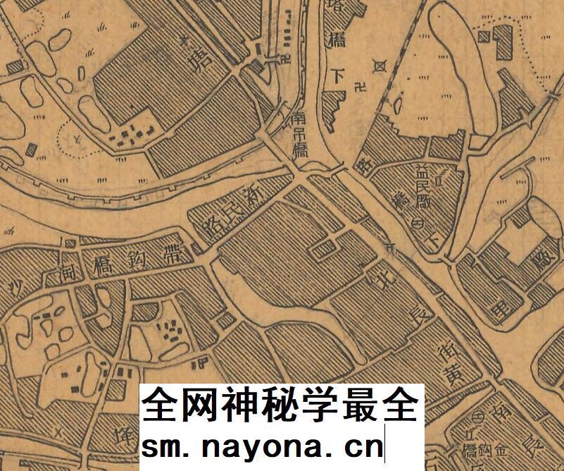 1947年《无锡县城市图》