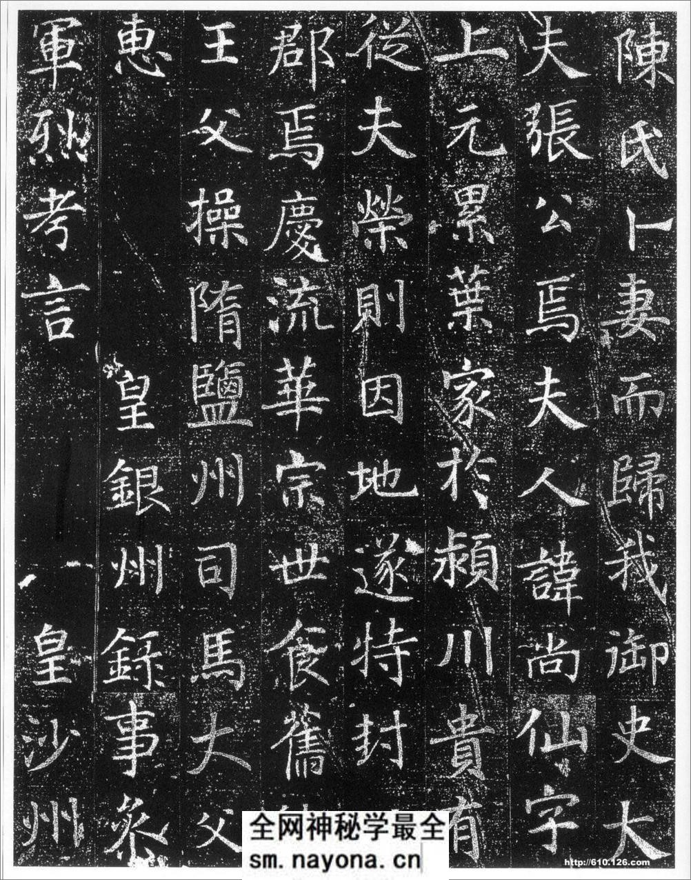 (唐)徐浩楷书陈尚仙墓志铭 - 第2页预览图