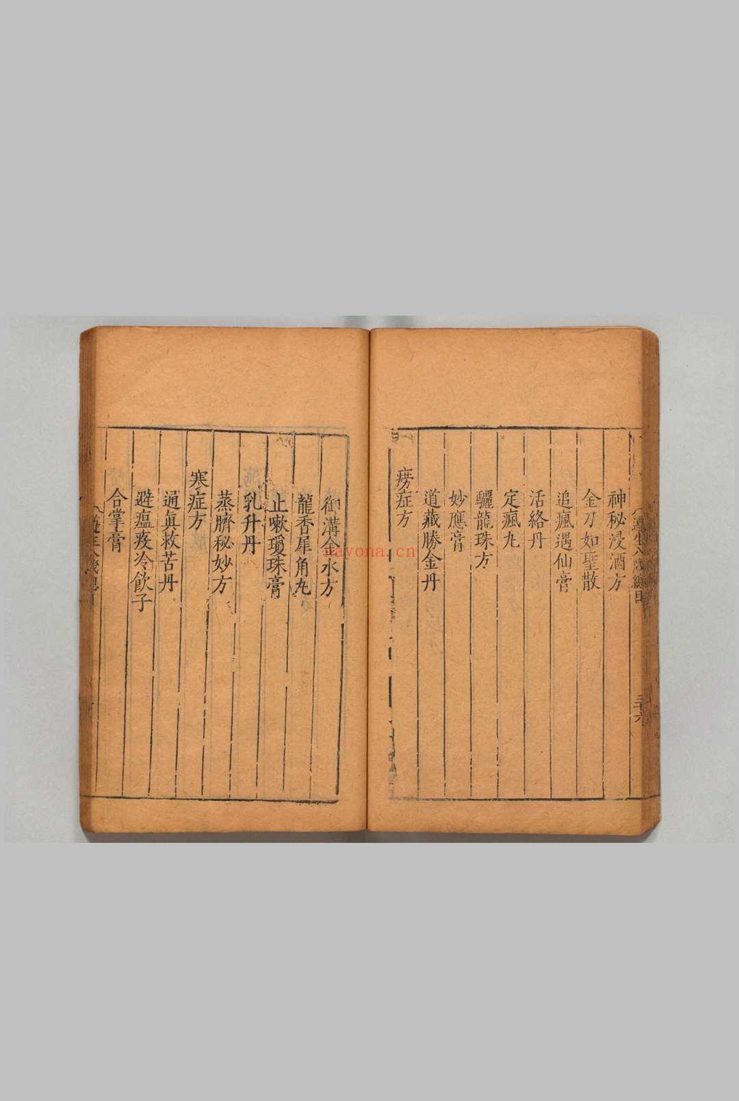 雅尚斋遵生八笺 19卷 高濂 ,明万历19年