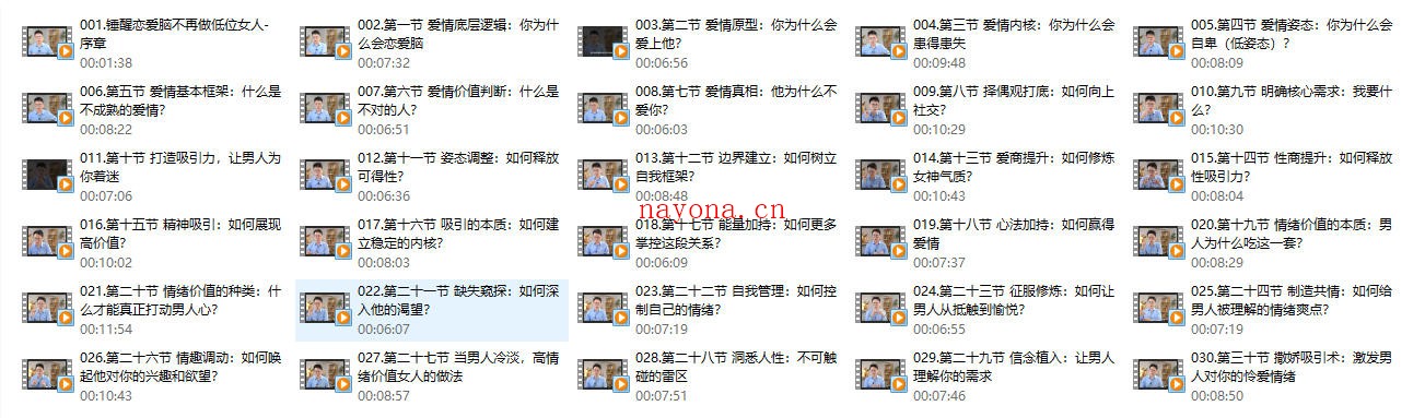 爱脑反转课：32节课让男人离不开你