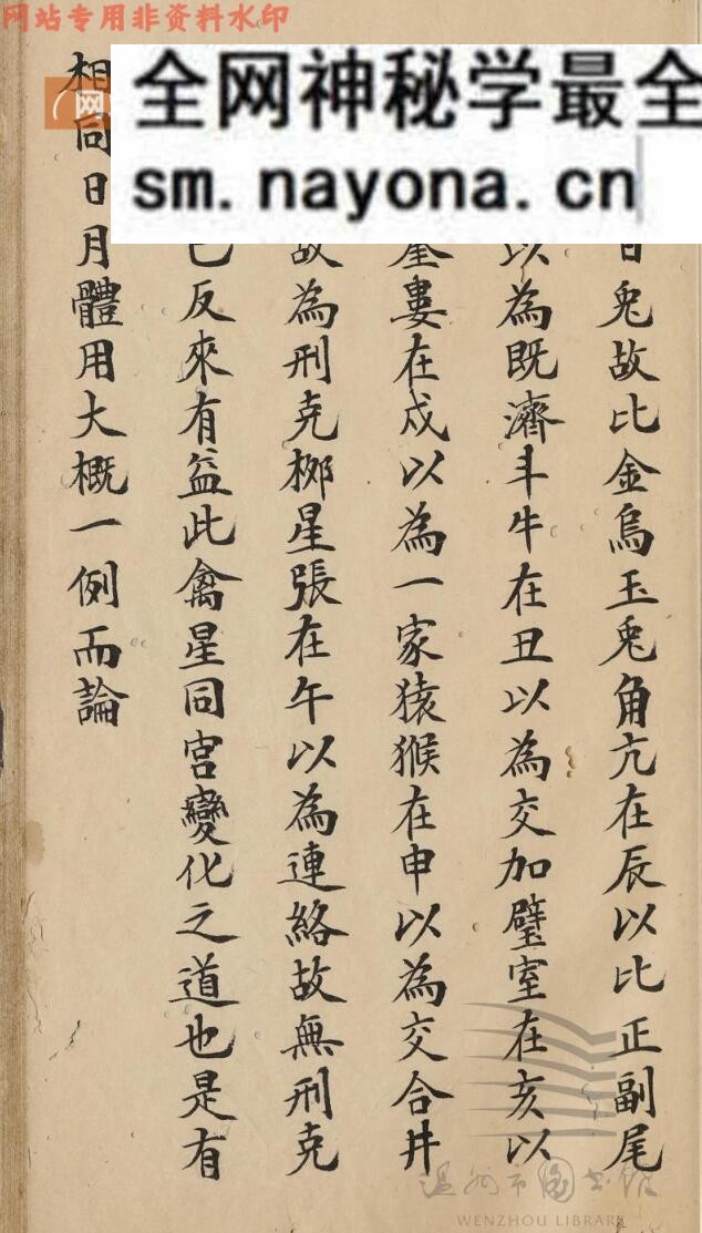八门演禽神书八卷(卷一至二)