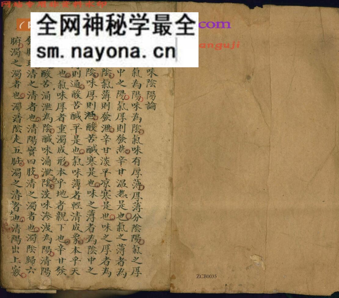 气味阴阳论(中医善本)