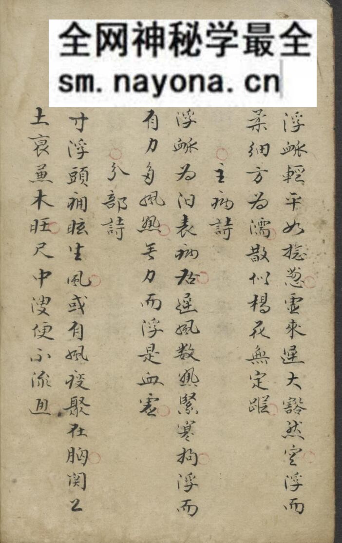 叶霖 脉说 , 1900