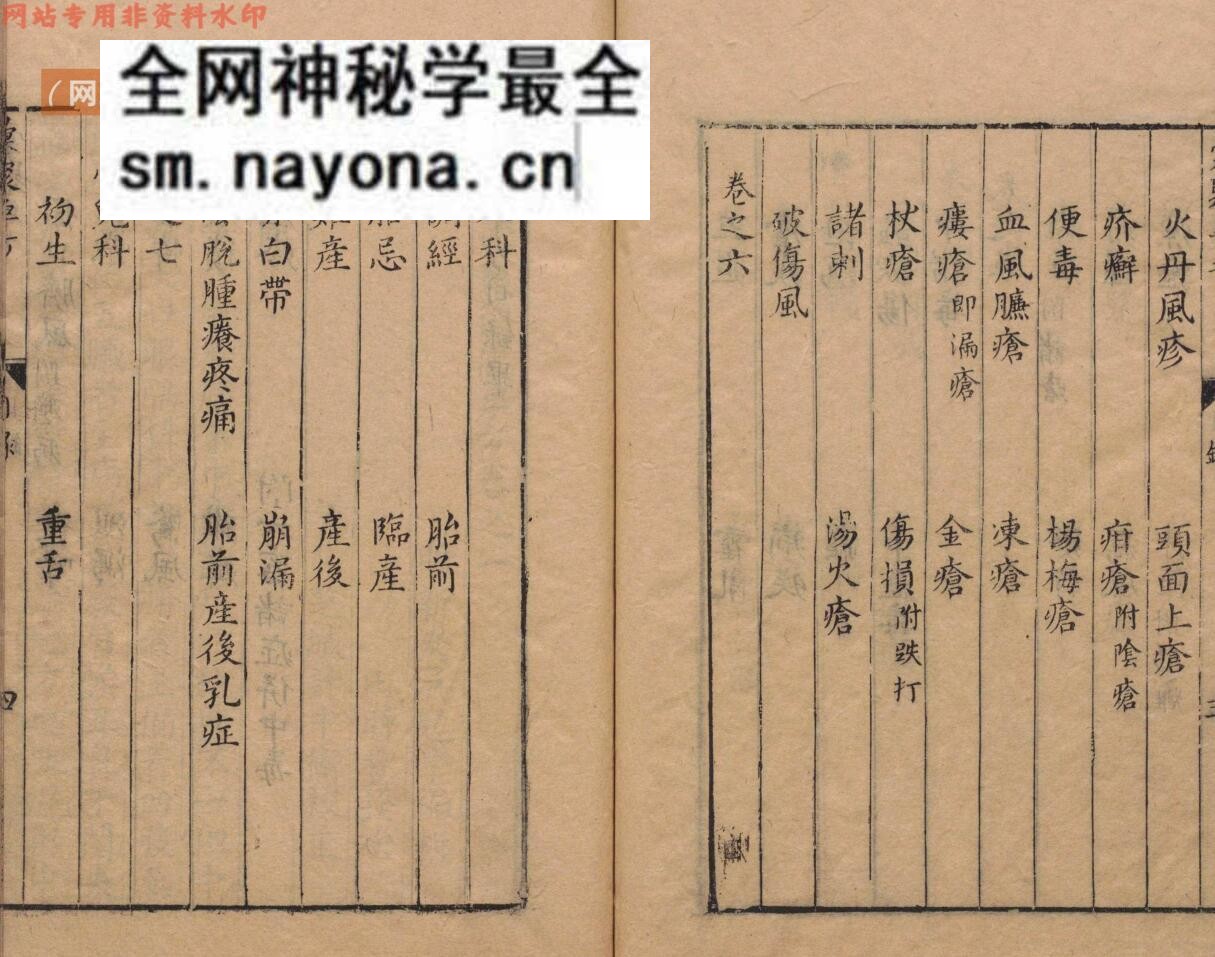 师古斋汇聚简便单方 吴勉学(明)明刊本