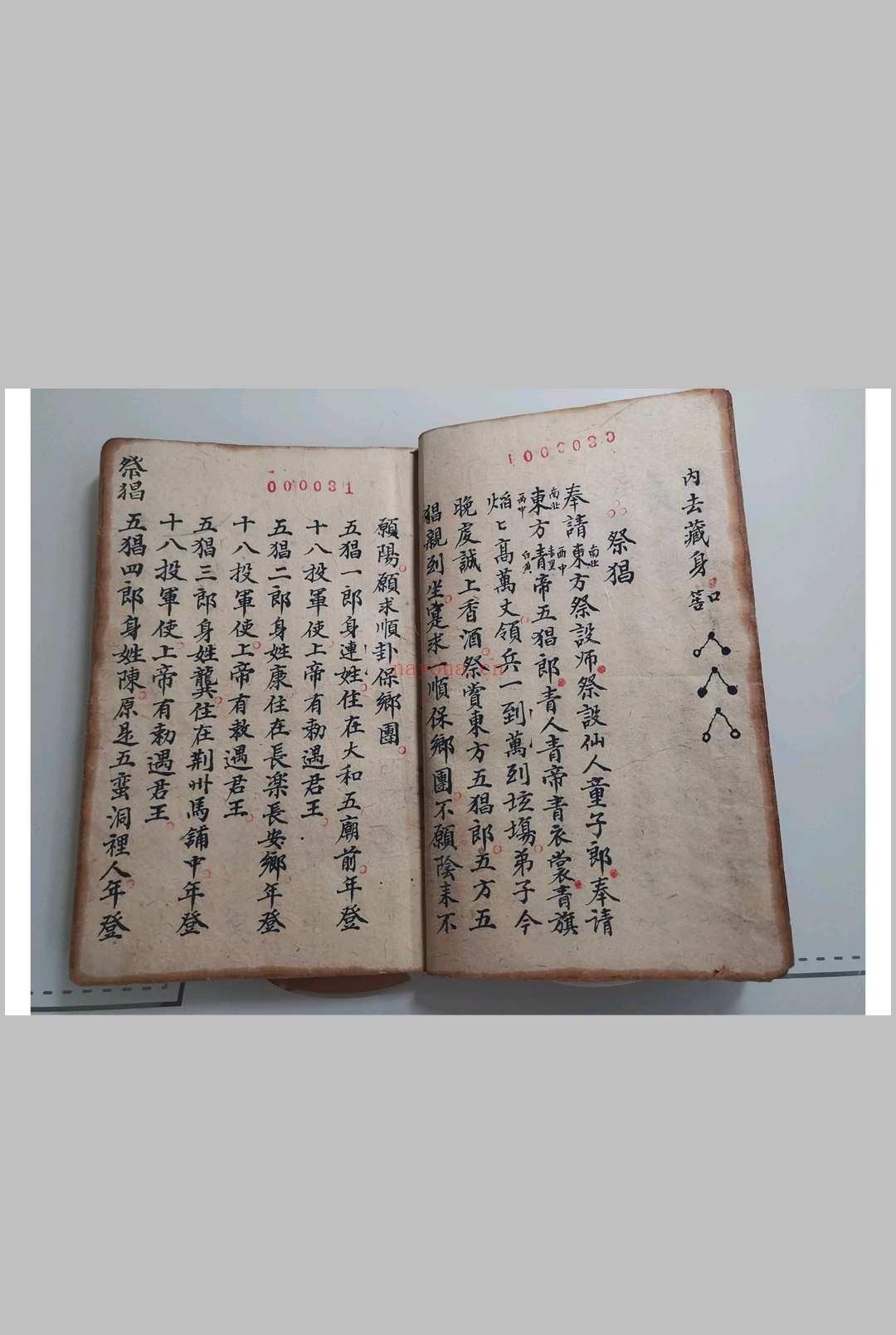 茅山坛真传《五猖发兵秘法》