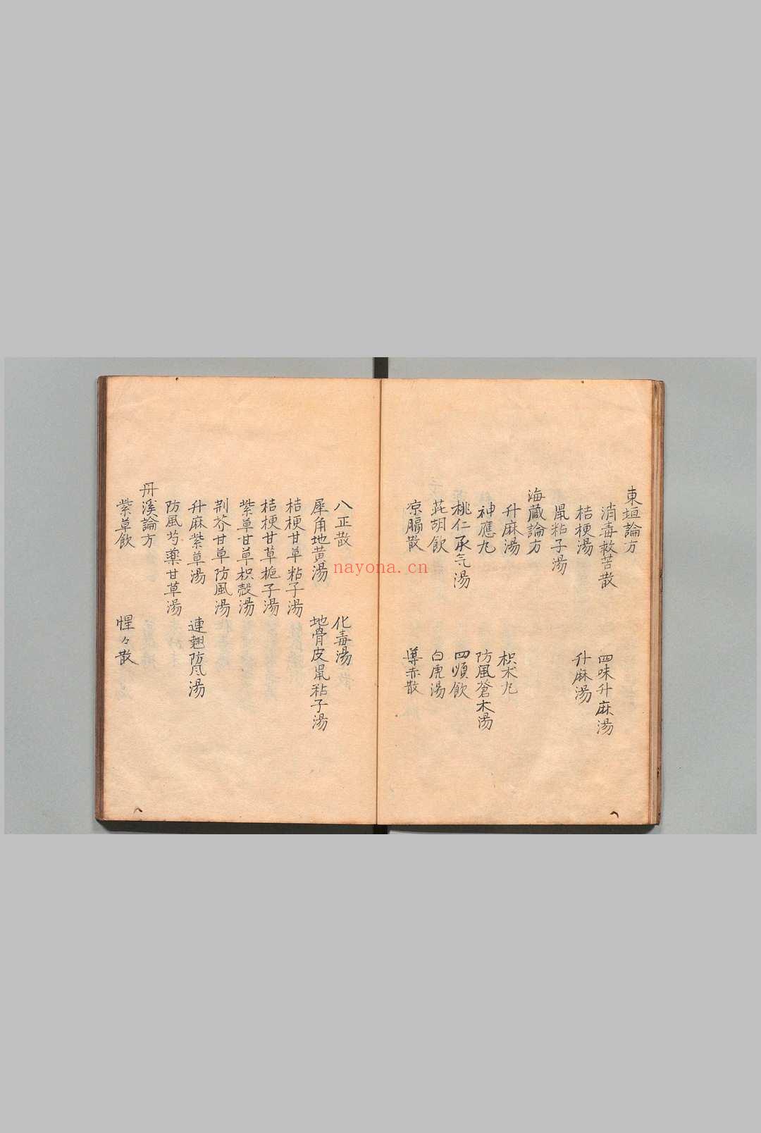 痘疹正宗 4卷 高武(明)写本 ,江户