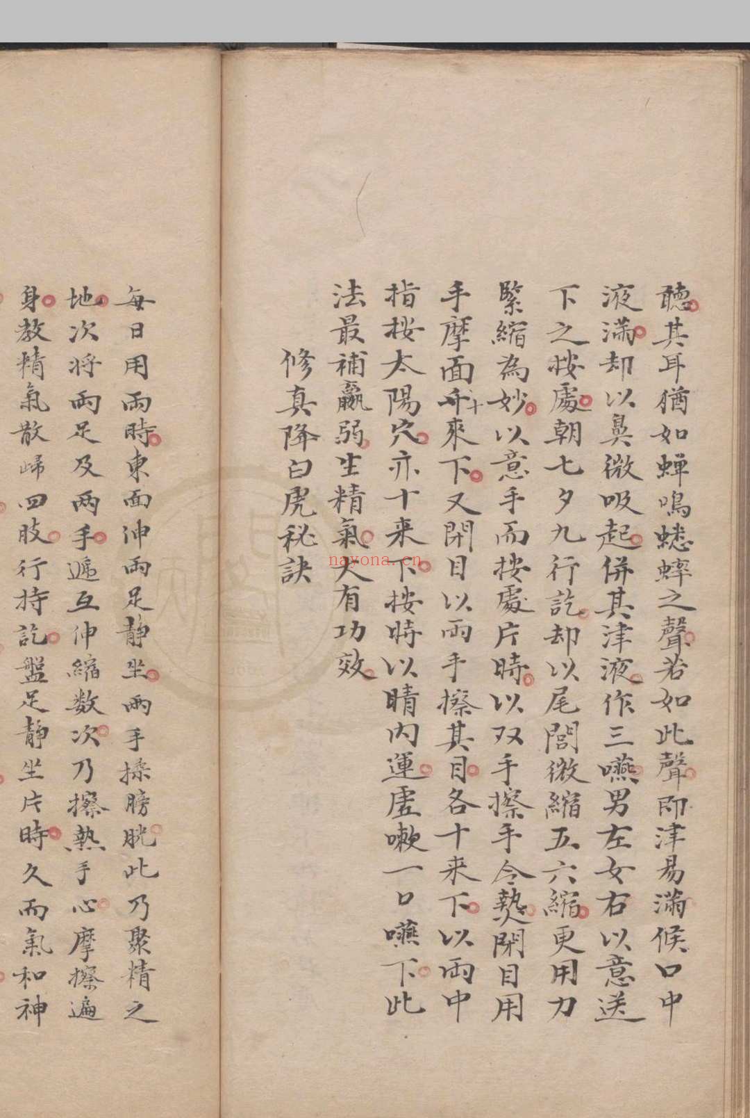 玄宗秘旨一卷(抄本,(明)张一元