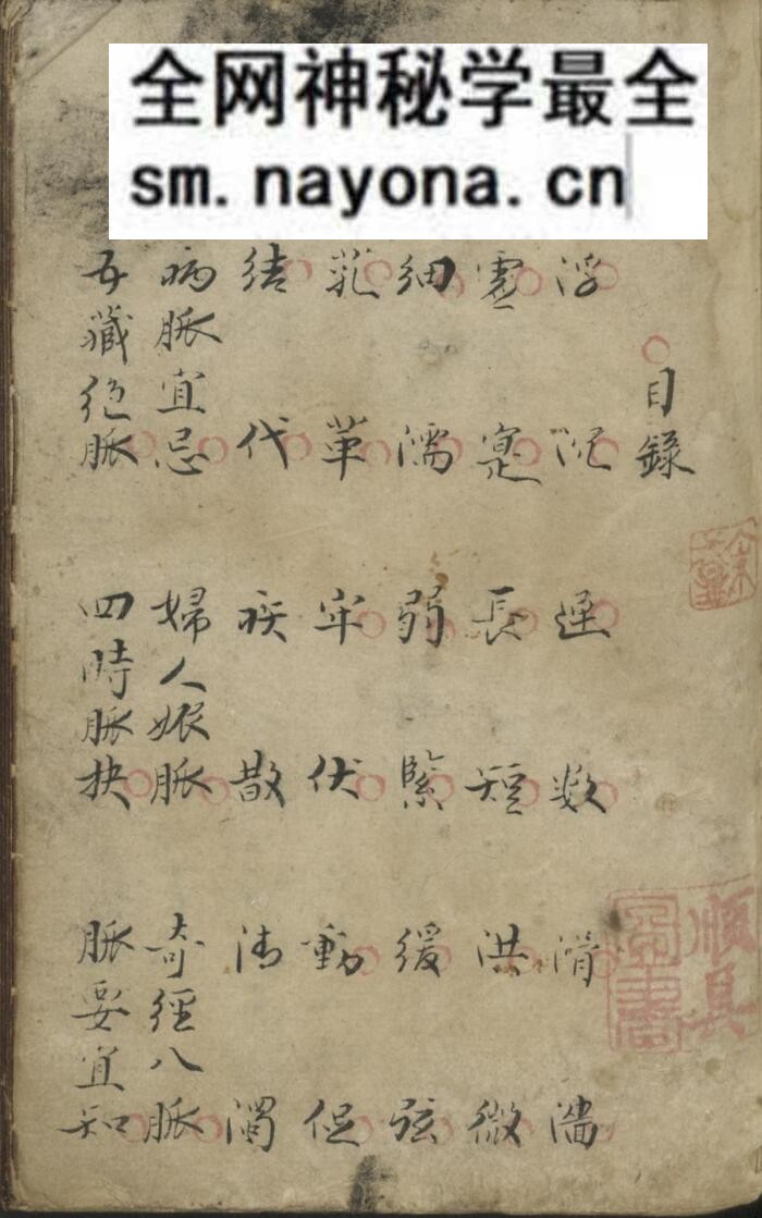 叶霖 脉说 , 1900