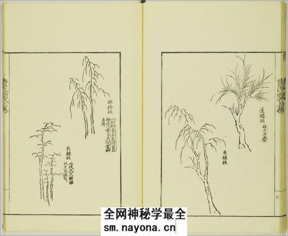 费汉源山水画式.上中下卷.清费汉源撰.天明9年和刊本.1789年 - 第20页预览图