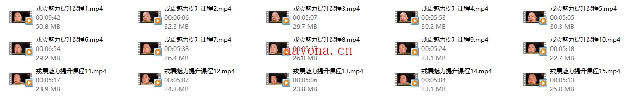 戎震《魅力提升课程》