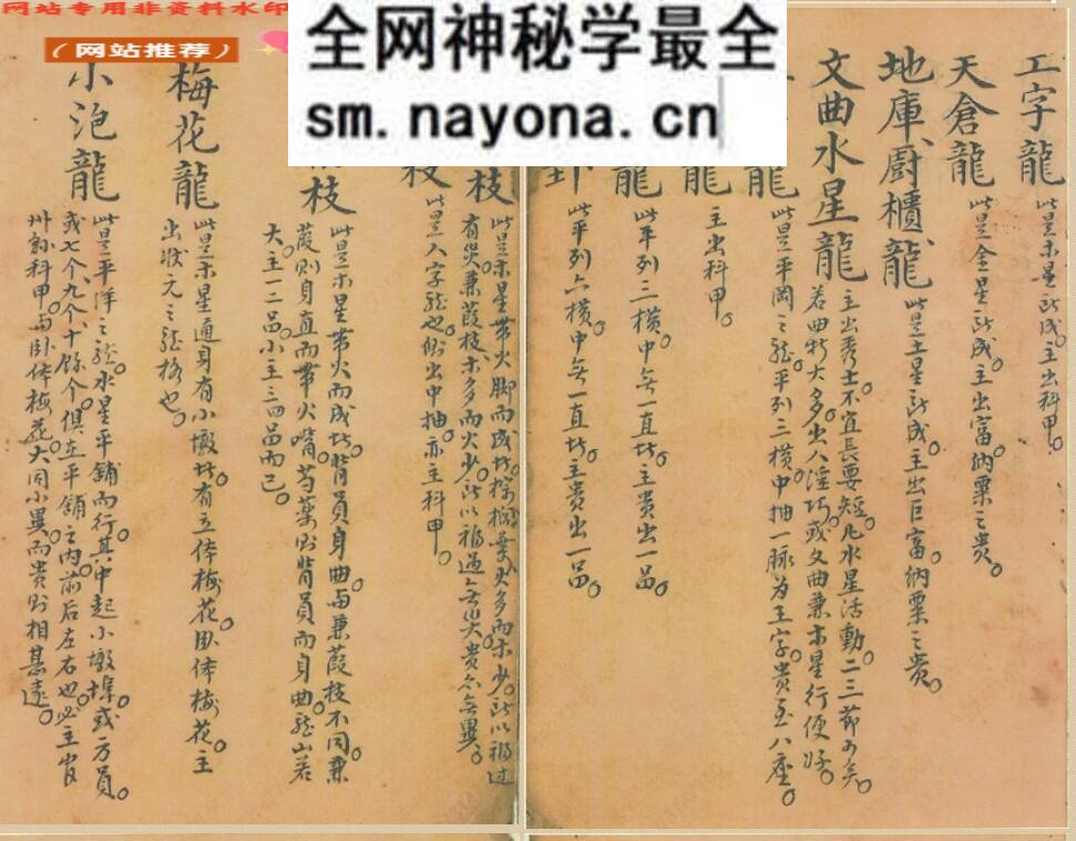《杨曾先师真传秘本》144页单页