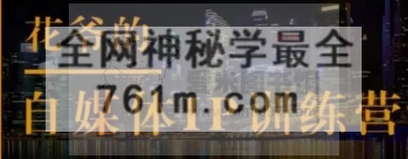 【第13期】花爷的IP初级训练营