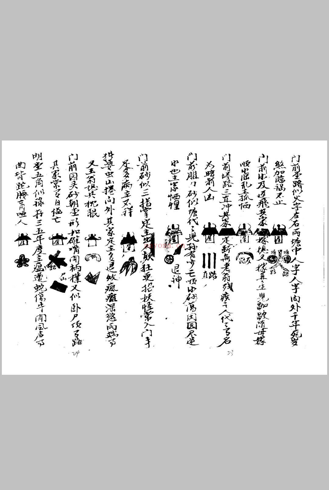 地理阴阳宅秘集上下合订