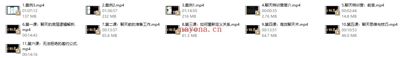 嘉诺《2022聊天特训营》