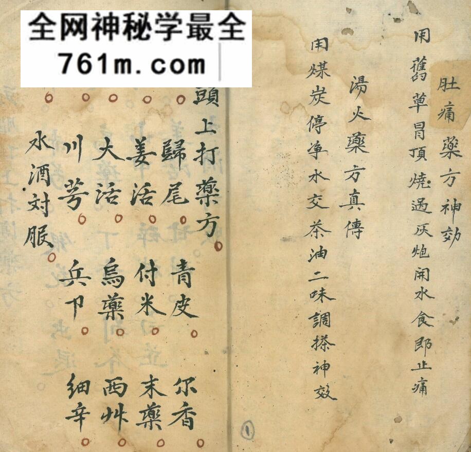 《伤科药书》