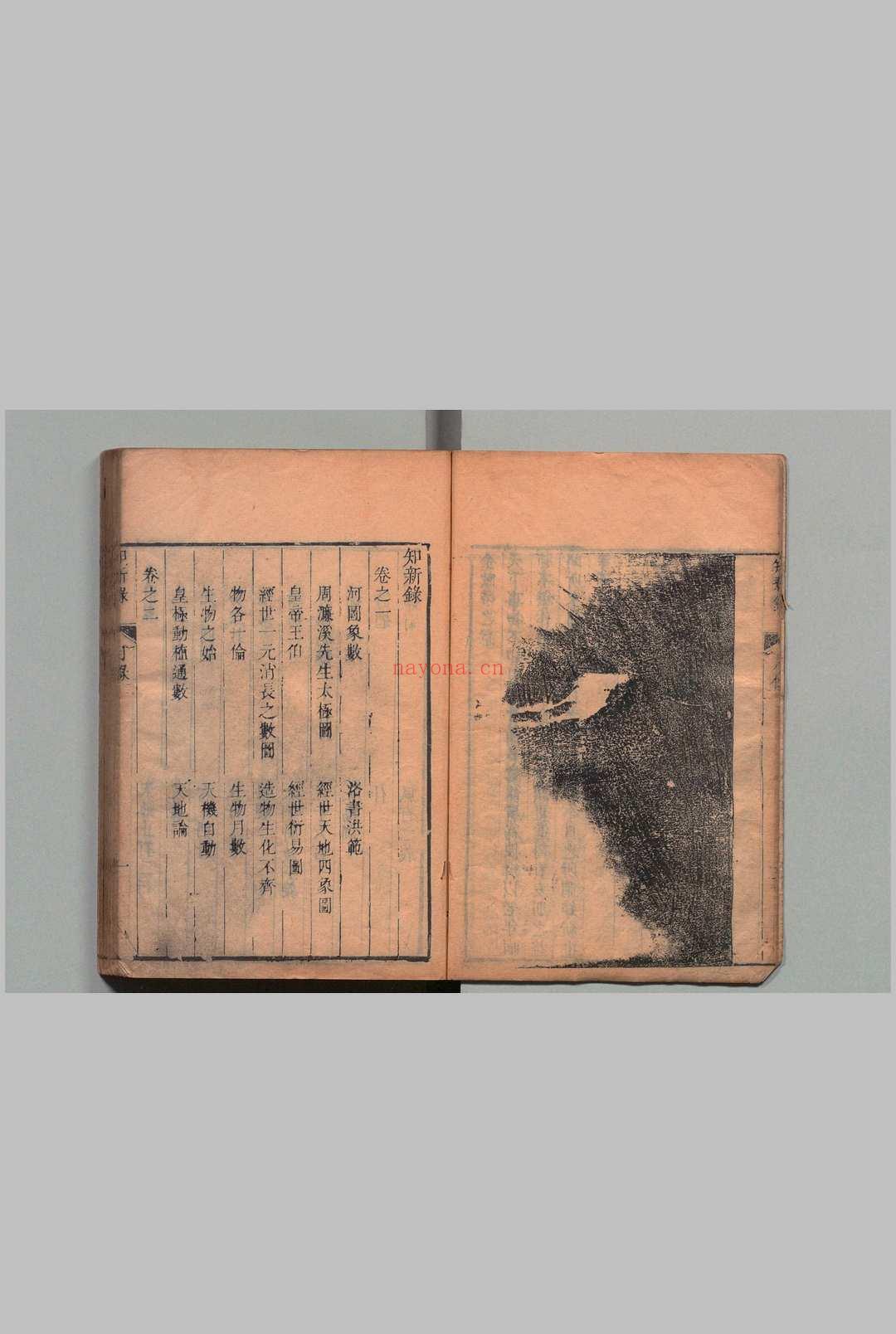 知新录 32卷 王棠 黄晟 ,清康熙间