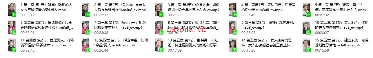 耿爷《女性逆袭实操课》全套视频课程