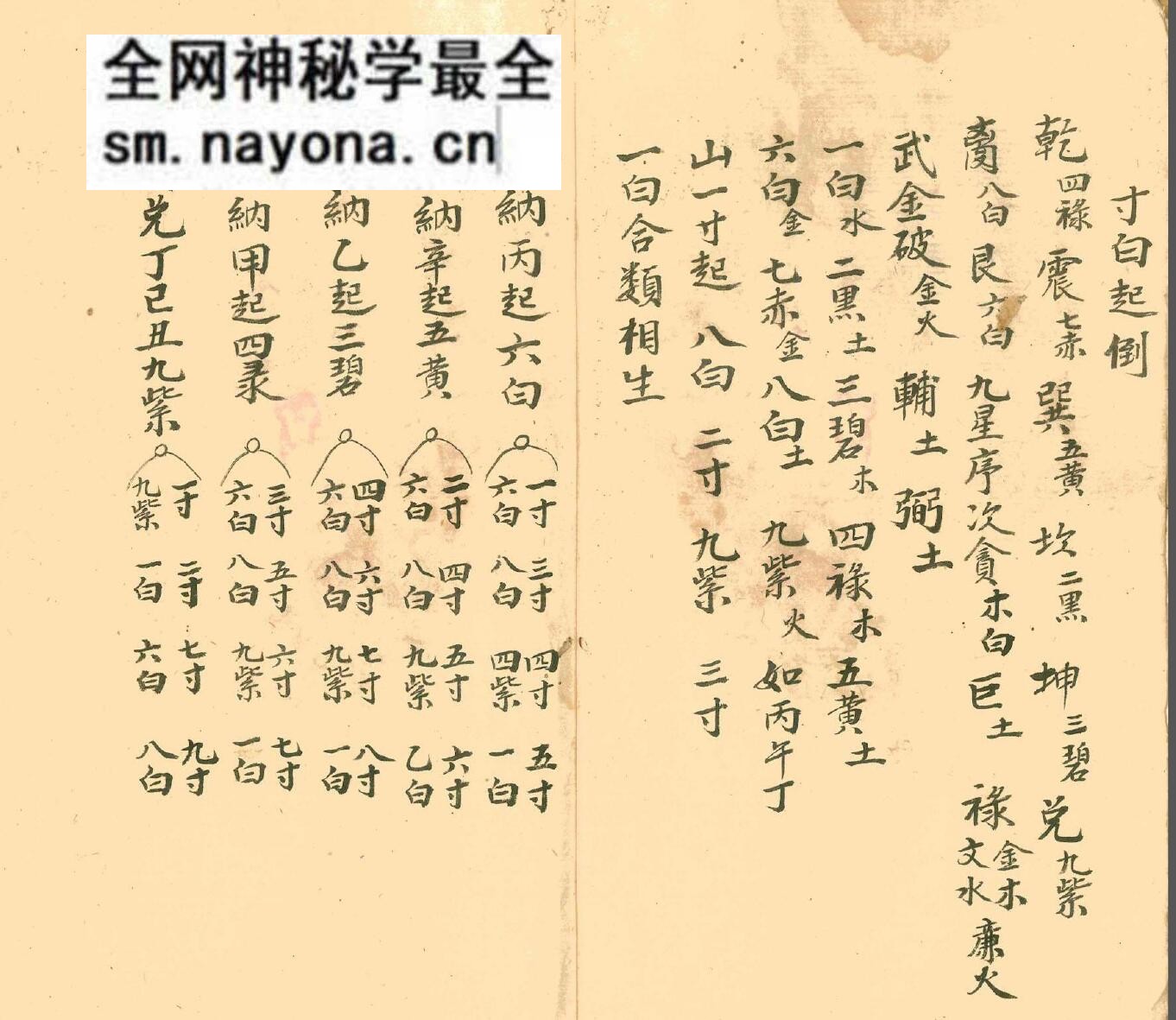 《四墓九星》