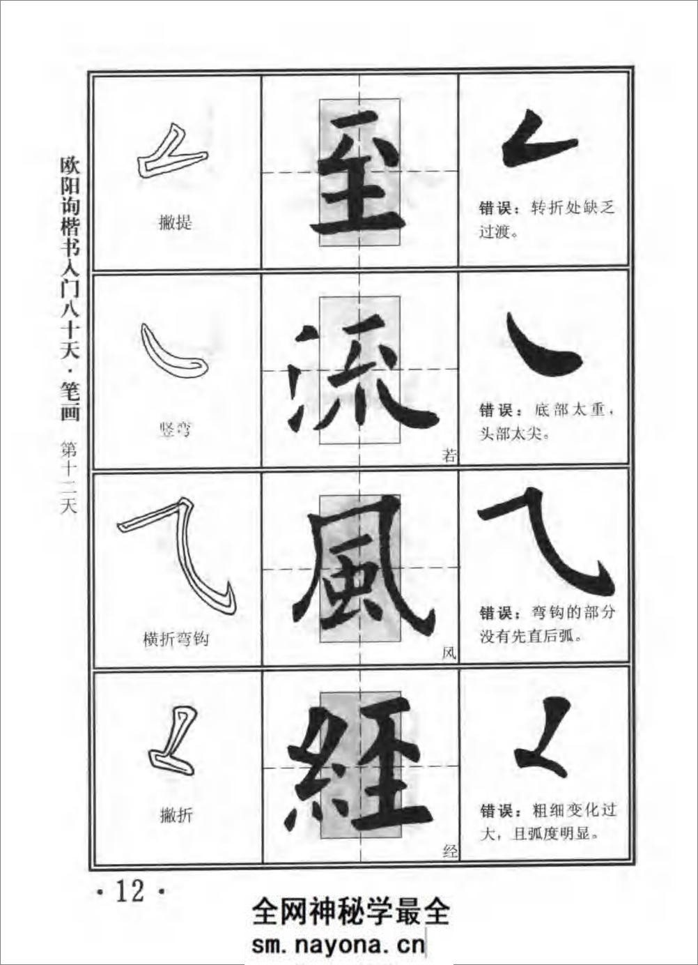 楷书入门80天欧阳询 - 第17页预览图