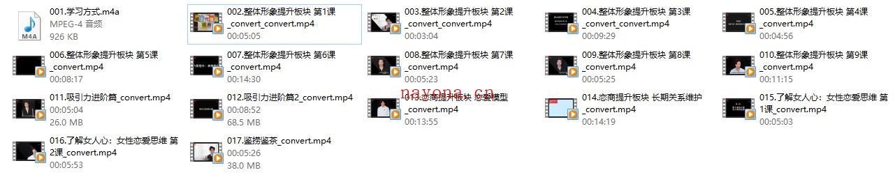 颜哥《男士吸引力打造》