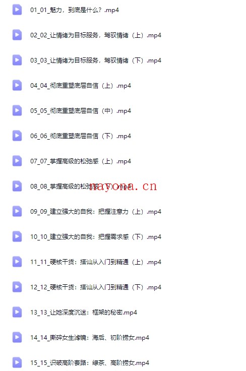 柴姐深度习引22节完整版【Df-0063】