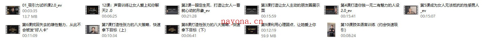Eric子轩《打造男性吸引力训练营2.0》