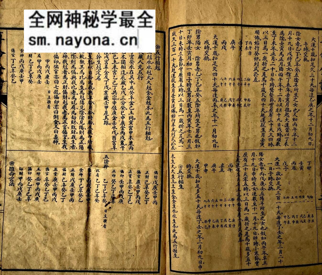 《本秘，算命全书》——古籍书阁