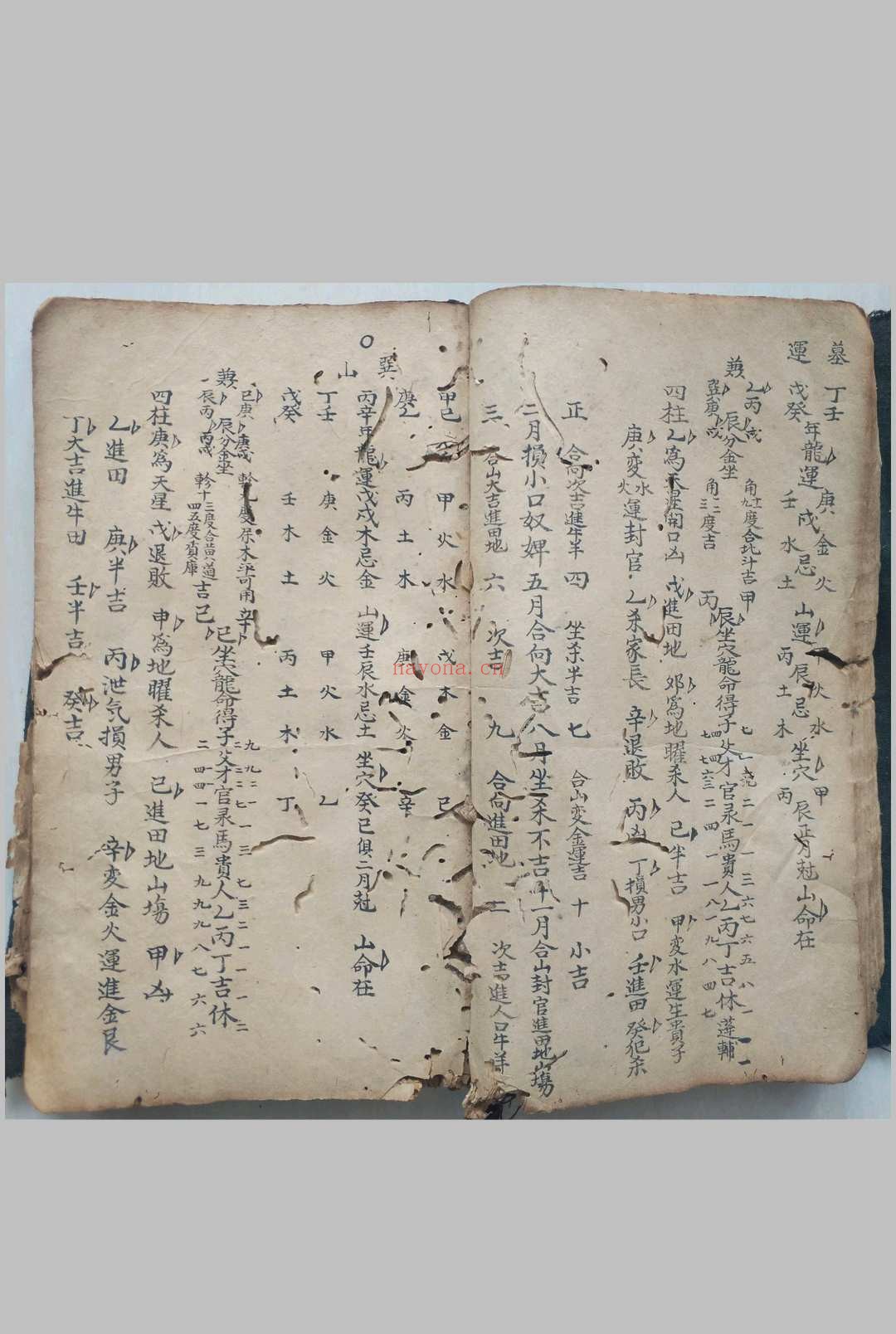 清乾隆年地理秘本