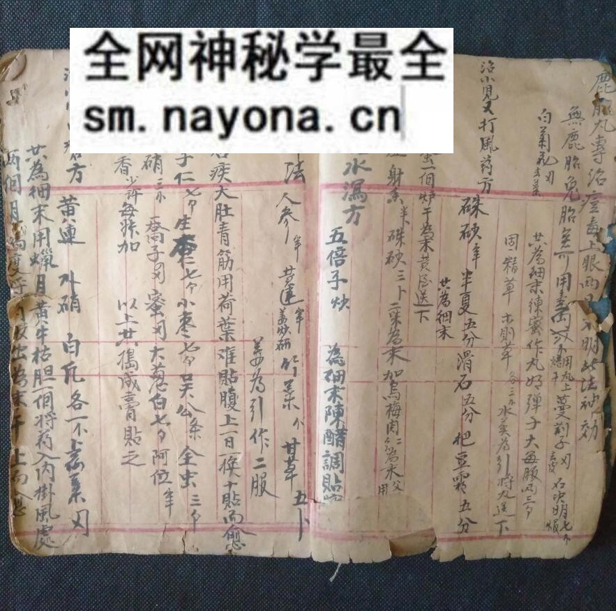 中医养生方古籍《医书 收集灵验方》
