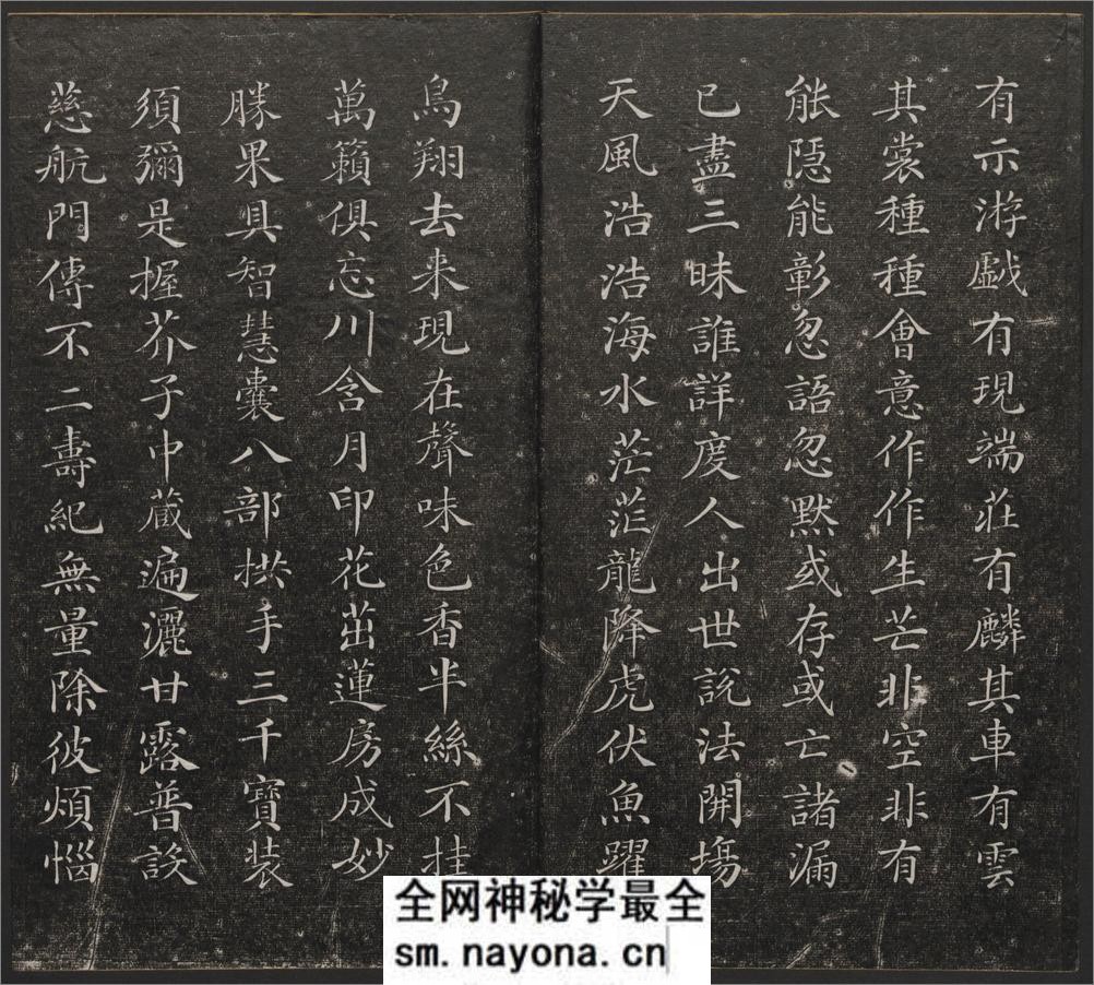 五百罗汉像赞.释心月刻. 南岳衡山祝圣寺.清末拓本 - 第7页预览图