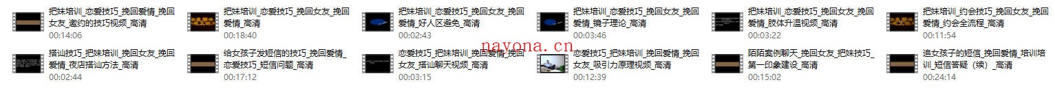 爱情体系《挽回学院》