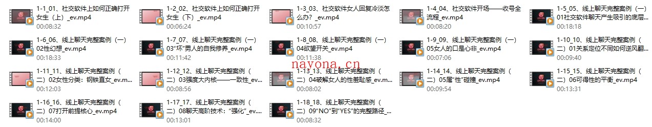 瑞恩 良叔 古医生《社交软件聊天课》全系列