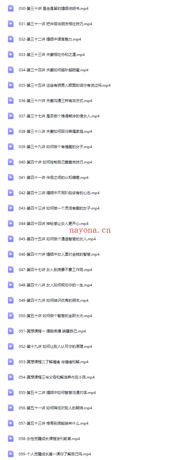 女性成长必修课·学会爱自己【Dg-0024】