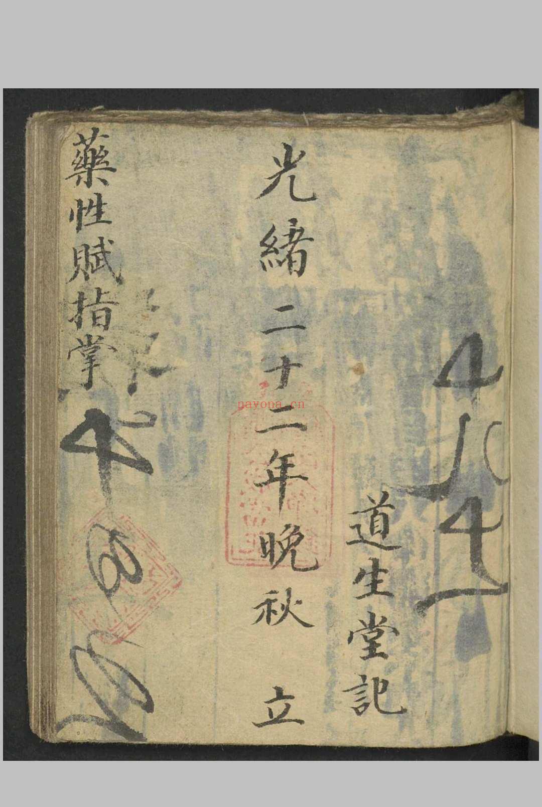 药性赋指掌