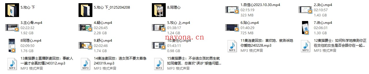 猫爵士老师恋爱课程20集