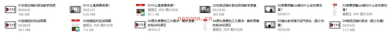 逸仙老师『房事保肾』还精补脑法·初级