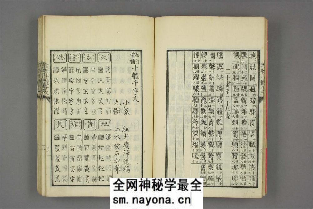 (日)细井广泽玉木爱石十体千字文 - 第11页预览图