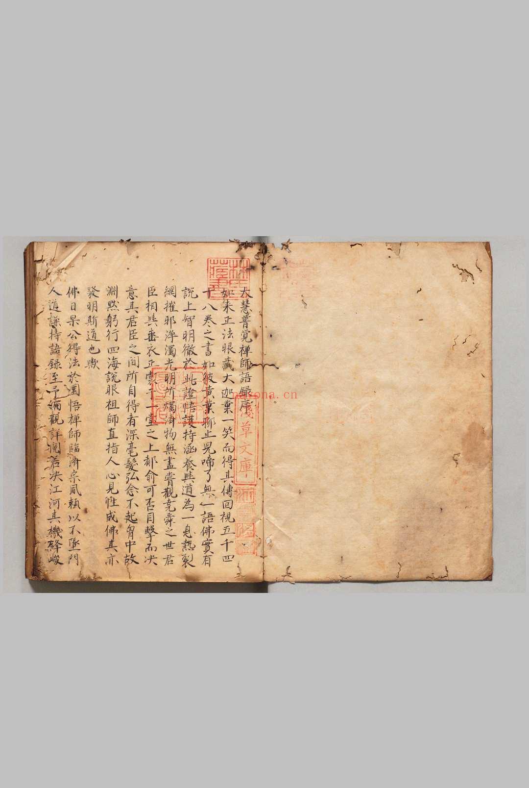 大恵普觉禅师语录 14卷 释宗杲(宋)释道谦(宋)黄文昌(宋)写本 ,江户初