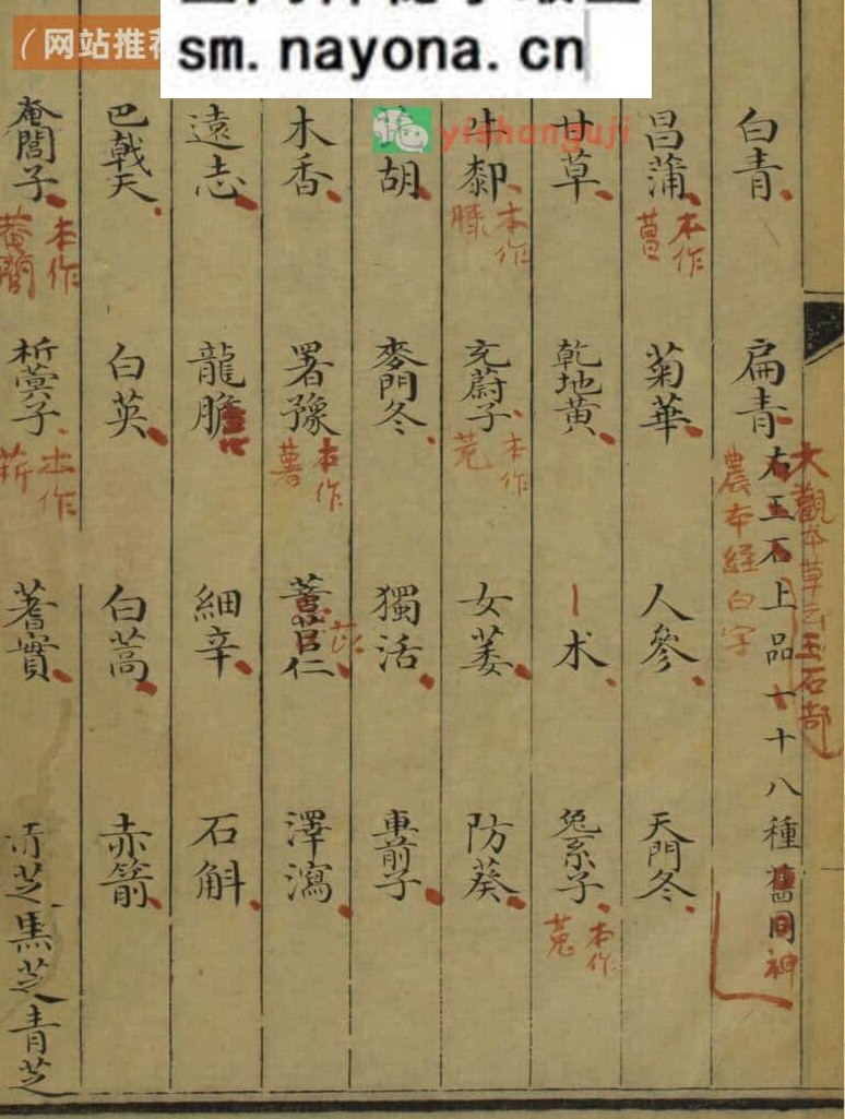 神农本草经 2册