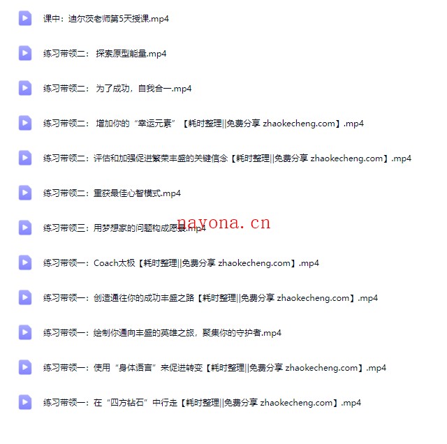 《成功丰盛之路》进阶课|自我提升教程(PDF电子书+财富思维+行动指南)【Bg-0121】