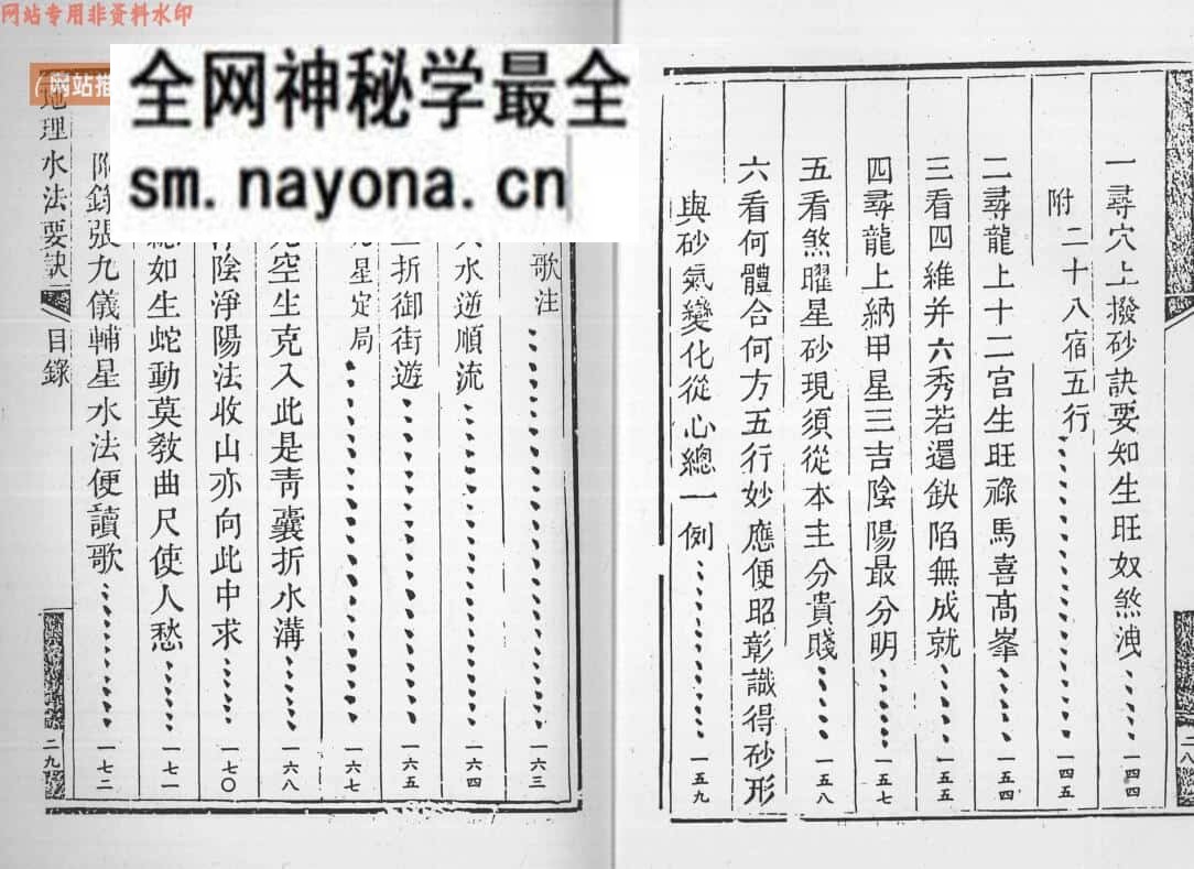 《纪公地理水法要诀》