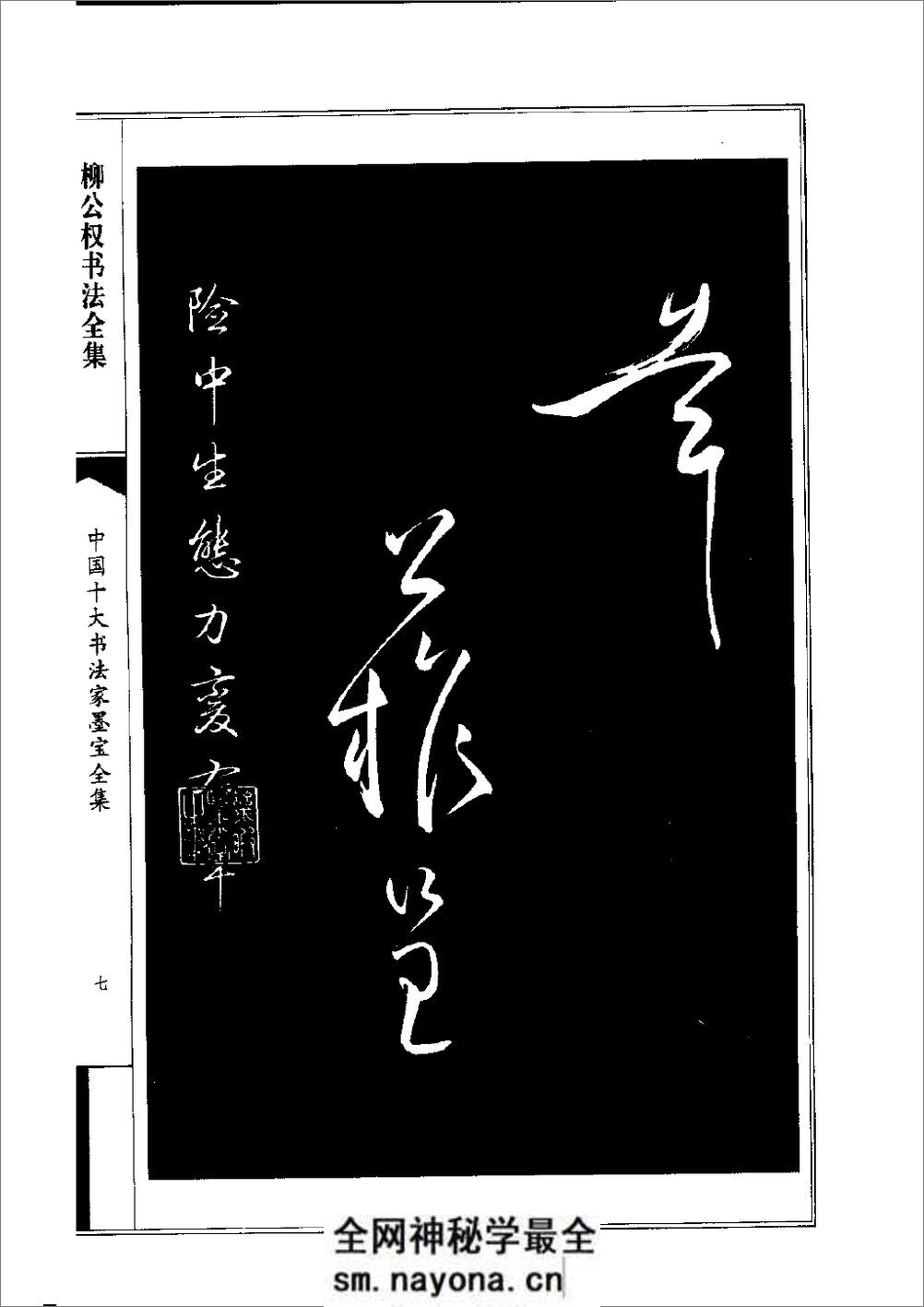 中国十大书法家墨宝全集——柳公权书 - 第10页预览图