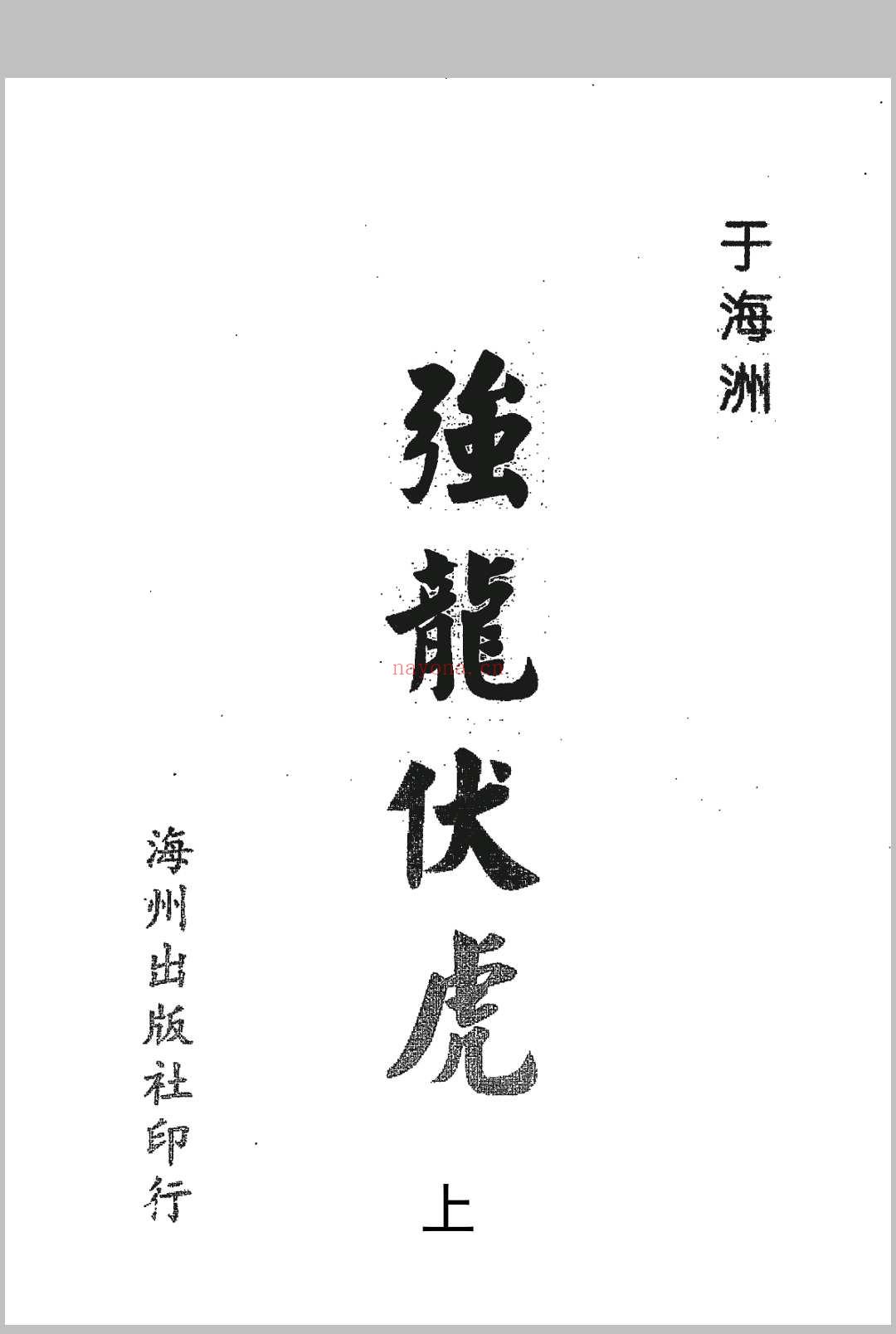 强龙伏虎 上下集 于海洲